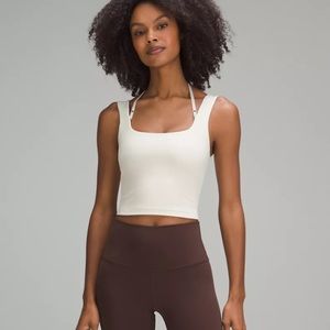 Lululemon Align Removable Strap Tank, Bone, Size 14